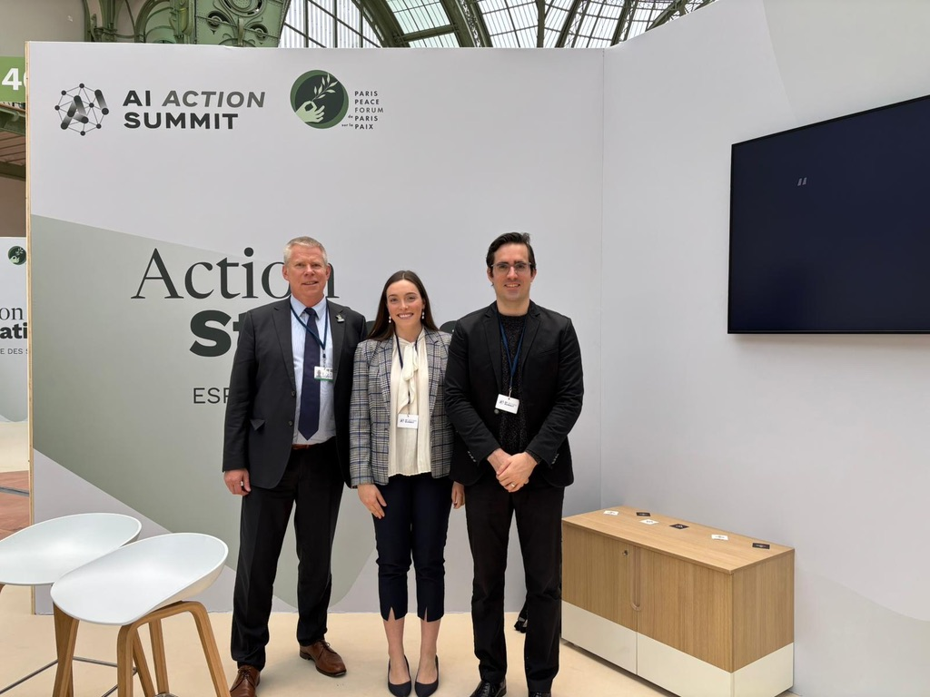Lacey &amp; Andrew at the 2025 AI Action Summit